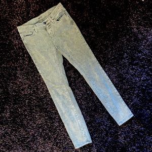 BDG Green Corduroy Cigarette Pants